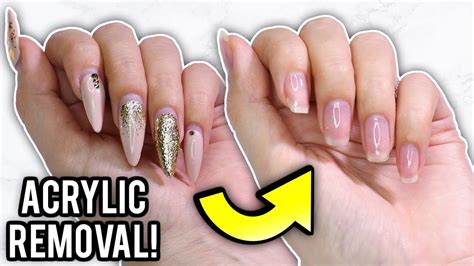 how to get rid of false nails.